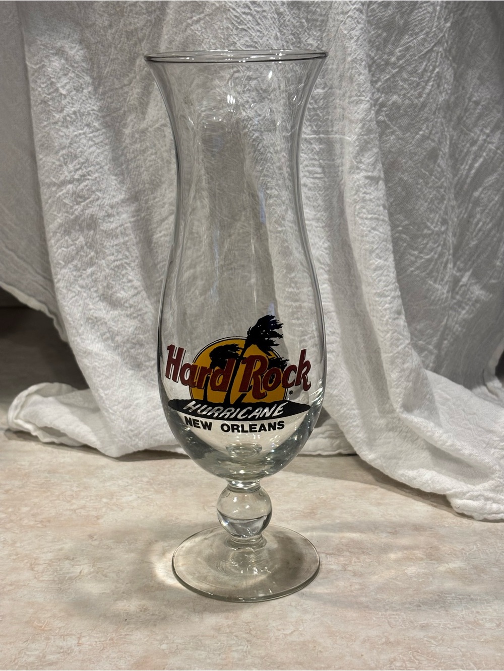Hard Rock New Orleans Hurricane Glass
